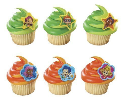 36 ~ Bubble Guppies Molly  Gil   and  Gang ~ Designer Cake Cupcake Topper ~ New!!!!!