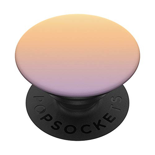 Purple Pink Peach Orange Yellow Sunset Ombre PopSockets Grip and Stand for Phones and Tablets