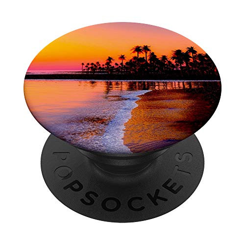 Hawaii Sunrise Sundown Vacation Mood Beach Sea PopSockets Grip and Stand for Phones and Tablets