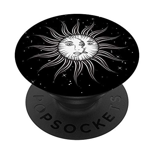 Moon Sun Face Stars PopSockets PopGrip Swappable Grip for Phones and Tablets Moon Sun Face Stars PopSockets PopGrip Swappable Grip for Phones and Tablets