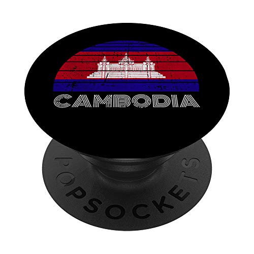 Sunset Cambodian Flag - Cambodia PopSockets Grip and Stand for Phones and Tablets Sunset Cambodian Flag - Cambodia PopSockets Grip and Stand for Phones and Tablets