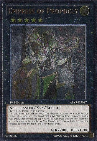 Yu-Gi-Oh! - Empress of Prophecy  ABYR-EN047  - Abyss Rising - Unlimited Edition - Ultimate Rare by Yu-Gi-Oh!