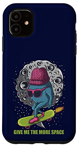 iPhone 11 Skaters Having Fun Space Travel Skateboard Gift idea Skater Case