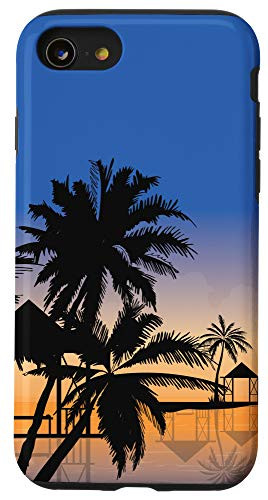 iPhone SE  2020    7   8 Palm Tree Sunset Case