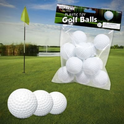 US Toy Plastic Golf Balls Game (1 Dozen)