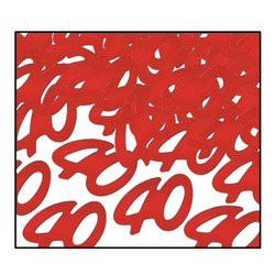 Fanci-Fetti 40 Silhouettes (red) Party Accessory  (1 count) (.5 Oz/Pkg)