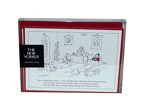 Nelson Line The New Yorker Christmas Card Box  8 Count
