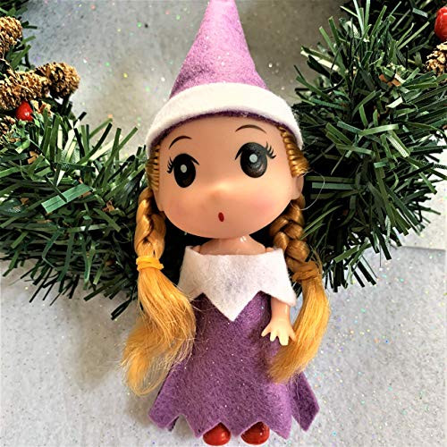 Toddler Elf Doll Purple Girl Baby Elf Christmas Elf Baby Elf