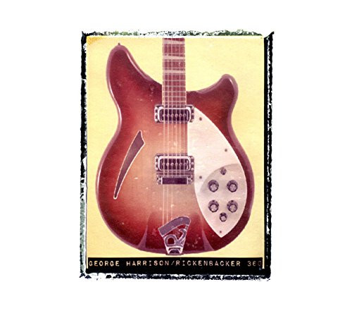 Beatles George Harrison Rickenbacker guitar art print