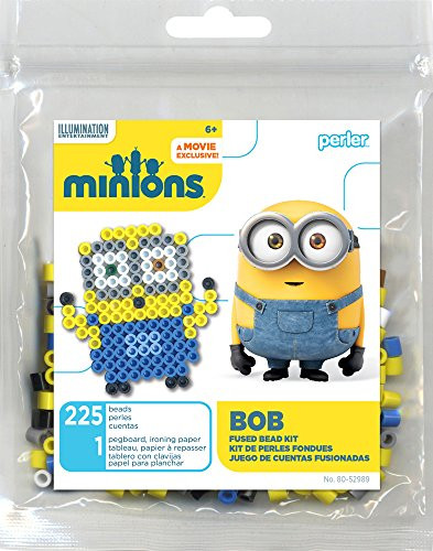 Perler Beads 80-52989 Minions Bob Activity Trial Size Kit, Yellow