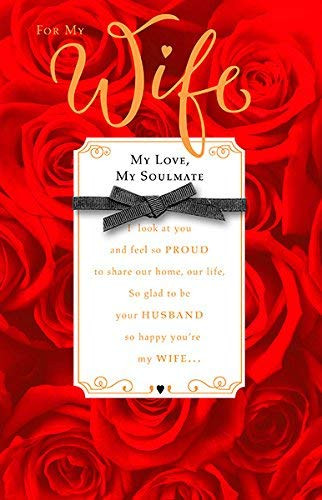 My Soulmate Traditional Sweet Sentiment Wife Valentine s Day New Greeting Card