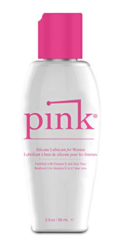 Pink Silicone Lubricant - Hypoallergenic Silicone-Based Lubricant  2.8 fl. oz.