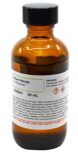 Silver Nitrate Solution  0.1M  50mL - The Curated Chemical Collection