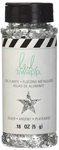 Heidi Swapp 314131 Foil Flakes, Silver