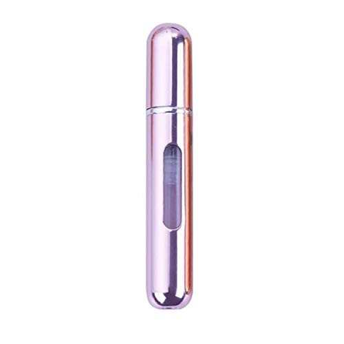 Metal 8ml Bright Pink 5ml 8ml Portable Mini Refillable Perfume Spray Bottle Aluminum Atomizer Spray Bottle Travel Container With Perfume