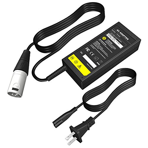 Fancy Buying 24V 2A XLR Electric Scooter Battery Charger for Jazzy Power Chair  Go-Go Elite Traveller Plus HD US  Ezip Mountain Trailz - 3-pin XLR Male