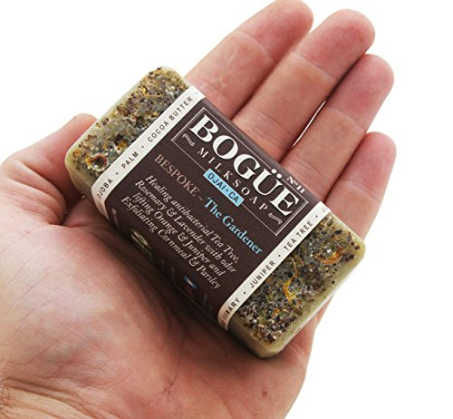 Bogue Goat Milk Soap -No11 BESPOKE inchThe Gardener inch- Juniper Berry and Cornmeal Exfoliate Remove Dirt and Smells Antibacterial Antiseptic and Healing oils of Juniper Tea Tree Rosemary and Lavender Bogue Goat Milk Soap -No11 BESPOKE inchThe Gardener inch- Juniper Berry and Cornmeal Exfoliate Remove Dirt and Smells Antibacterial Antiseptic and Healing oils of Juniper Tea Tree Rosemary and Lavender