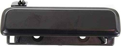 Exterior Front Door Handle Compatible with FORD MUSTANG 1979-1993   RANGER 1983-1992 RH Zinc Black Metal