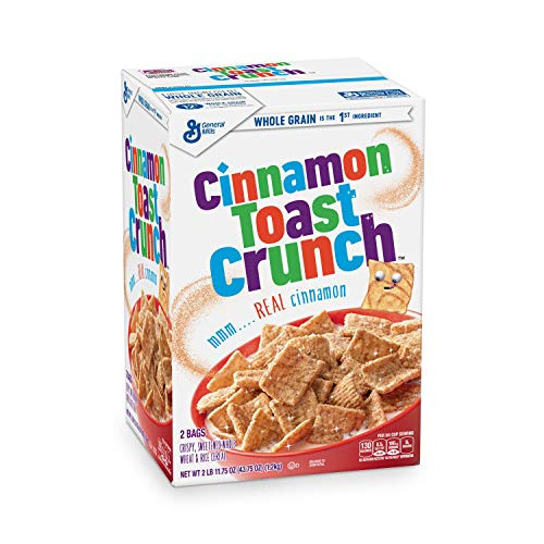 General Mills Toast Crunch Cereal  Cinnamon  49.5 Ounce  2 Pack  by General Mills Toast Crunch Cereal  Cinnamon