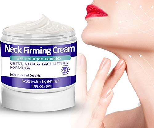 Neck Firming Cream  Anti Wrinkle Cream Double Chin Reducer  and  Saggy Neck Tighten Cream Anti-Aging Moisturizer for Neck  and  Decollete