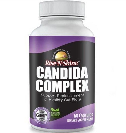 Candida Complex Cleanse Support Supplement with Herbs  Enzymes and Probiotics to Help Reduce The Effects of Candida Overgrowth 60 Count