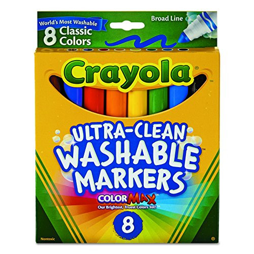 Crayola Broad Point Washable Markers (58-7808) Crayola Broad Point Washable Markers (58-7808)