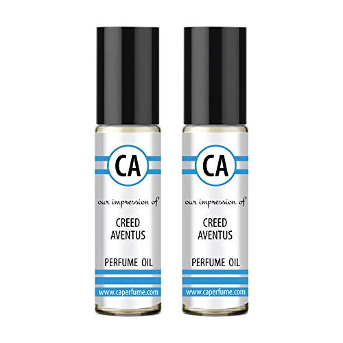 CA Perfume and Essential Oils Impression of CREED AVENTUS IMPRESSION for Men Travel Size  0.3 fl oz  x 2