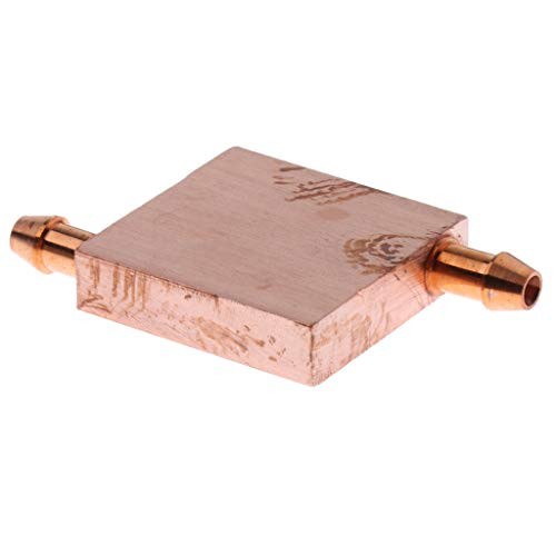 Copper Water Cooling Block  Liquid Water Cooler Heat Sink System for PC Computer CPU Graphics Radiator Heatsink Endothermic Head  40x40mm  TT4040B