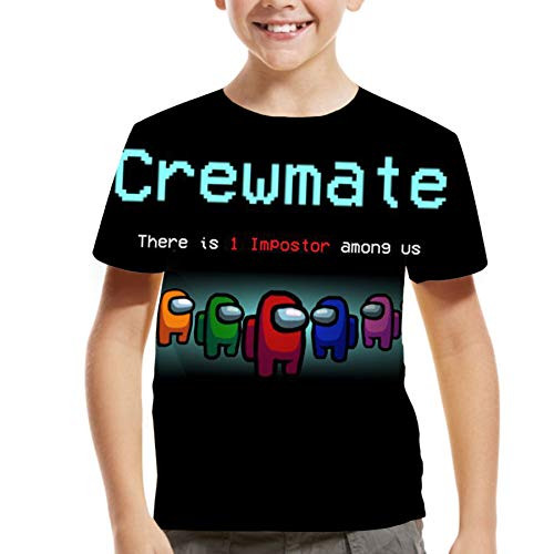 Among Us Shirt for Kids and Among Us Boys Girls Fashion Game Short Sleeve Tops Among Us T-Shirt for Kids and Teens Youth