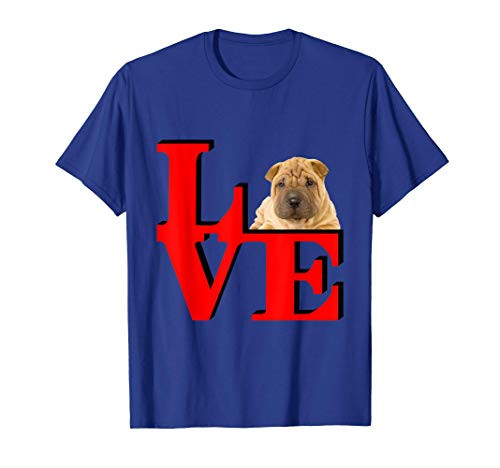 Chinese Shar-Pei Love Park I love my dog T-Shirt