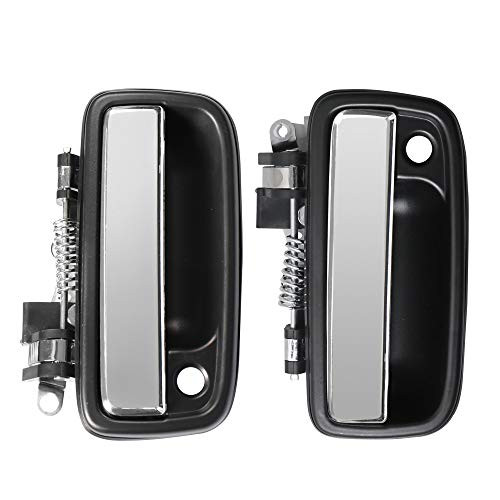 POLEMOTOR Exterior Black Door Handle Front Driver Passenger Side 69210-35030 69220-35030 Compatible for Toyota Tacoma 1995-2004 POLEMOTOR Exterior Black Door Handle Front Driver Passenger Side 69210-35030 69220-35030 Compatible for Toyota Tacoma 1995-2004
