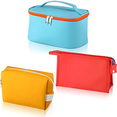3 Pieces Cosmetic Bag Set Portable Travel Makeup Bag Waterproof Cosmetic Bag Makeup Bag Toiletry Pouch Travel Bag Organizer Zipper Makeup Organizer Case for Home Office Travel Accessories  3 Styles 3 Pieces Cosmetic Bag Set Portable Travel Makeup Bag Waterproof Cosmetic Bag Makeup Bag Toiletry Pouch Travel Bag Organizer Zipper Makeup Organizer Case for Home Office Travel Accessories  3 Styles