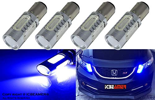 ICBEAMER 1157 1157A 2057 2357 7528 2057A BAY15D LED Bulb Replacement Blue for Tail Turn Signal Lights Pack of 4 ICBEAMER 1157 1157A 2057 2357 7528 2057A BAY15D LED Bulb Replacement Blue for Tail Turn Signal Lights Pack of 4