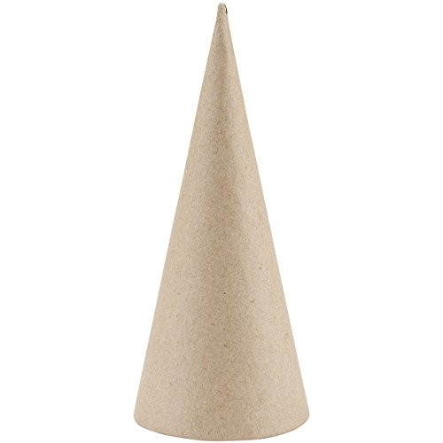 Darice Paper Mache Open Bottom Cone - 7 x 3 inches