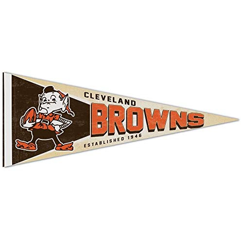 WinCraft NFL 73362091 Cleveland Browns Premium Pennant 12 inch X 30 inch WinCraft NFL 73362091 Cleveland Browns Premium Pennant 12 inch X 30 inch