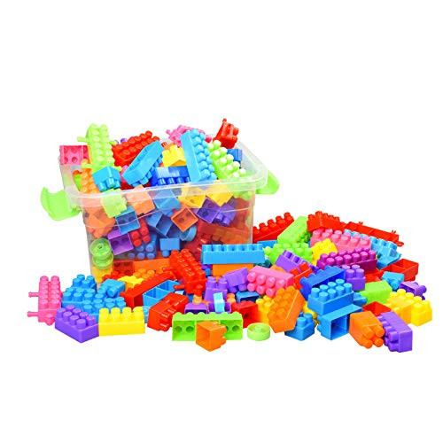 LegoToys Big Building Blocks 180-pieces Classic Bricks 6 Colors   Large Building Bricks STEM Toy for All Ages Compatible with Major Brands