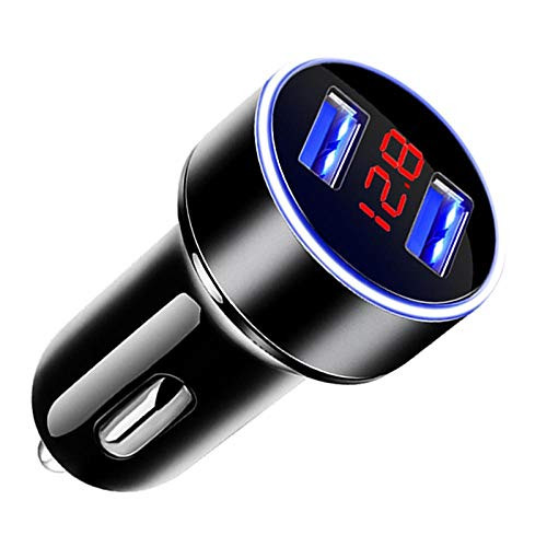 Usb Wall Charger Fast Charging Block 2Pcs Usb Car Charger 2 Port Phone In Car-Charger Multi Charging For Dual Mobile Device Led 3.1A Universal Auto Adapter All Metal Car Charger Adapter Dual Usb