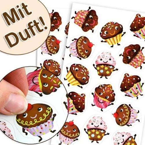 Peaceable Kingdom Scratch and Sniff Chocolate Cupcake Scented Sticker Pack