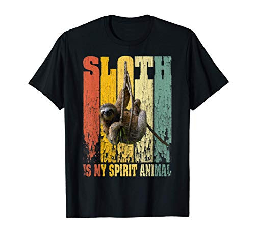Sloth is my spirit animal Cute Sloth Funny Sloth Lover Gift T-Shirt Sloth is my spirit animal Cute Sloth Funny Sloth Lover Gift T-Shirt