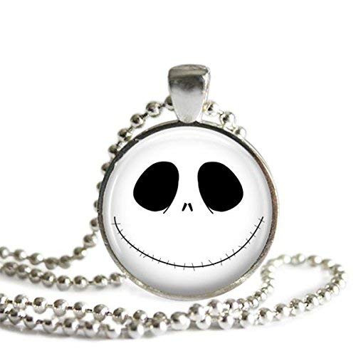 The Nightmare Before Christmas Jack Skellington Smile 1 Inch Pendant Necklace or Keychain