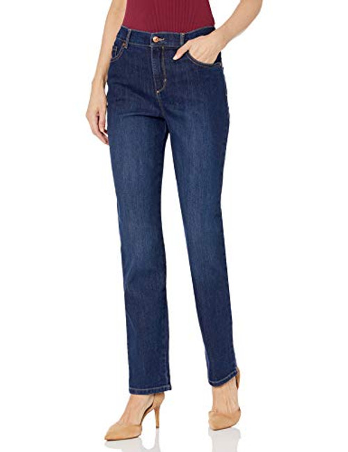 Gloria Vanderbilt Women s Misses Amanda Classic High Rise Tapered Jean  Madison  6 Regular