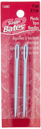 Susan Bates 14082 2-Pack Plastic Yarn Knitting Needle, 2-3/4-Inch