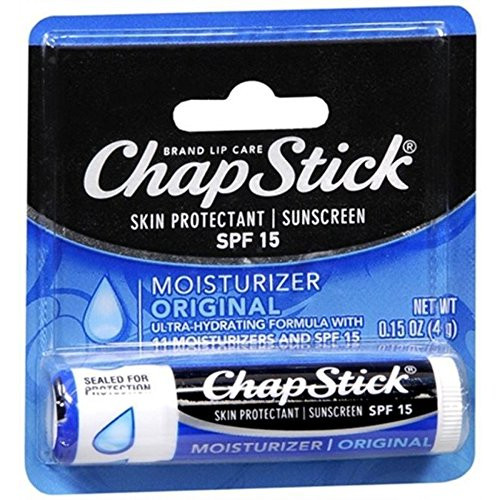 ChapStick Skin Protection Sunscreen Moisturizer  Original SPF 12 0.15 oz  Pack of 11