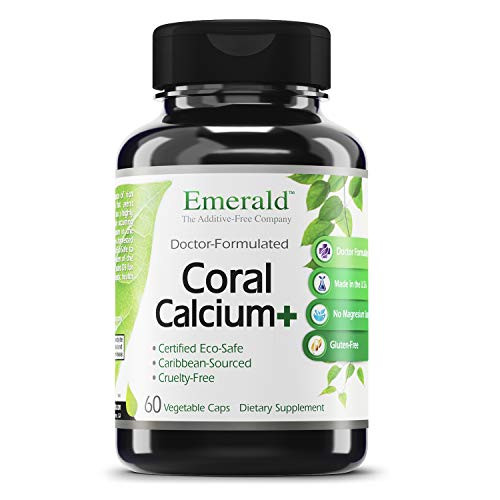 Coral Calcium Plus - Highly Ionizable Coral Calcium from the Caribbean Sea - Helps Balance pH Levels Support Strong Bones Teeth - Emerald Laboratories - 60 Vegetable Capsules Coral Calcium Plus - Highly Ionizable Coral Calcium from the Caribbean Sea - Helps Balance pH Levels Support Strong Bones Teeth - Emerald Laboratories - 60 Vegetable Capsules