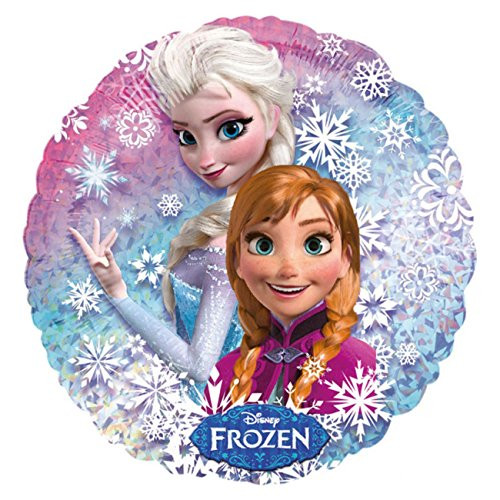 Anagram International Frozen Holographic Packaged Party Balloons, 18", Multicolor Anagram International Frozen Holographic Packaged Party Balloons, 18", Multicolor