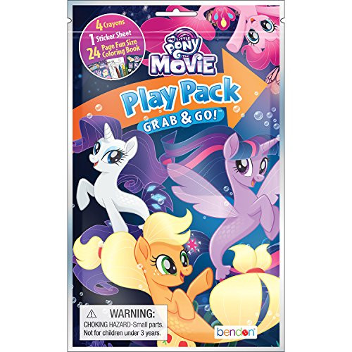 Bendon 84956 My Little Pony Coloring Activity Play Pack, Assorted Styles, My Little Pony the Movie