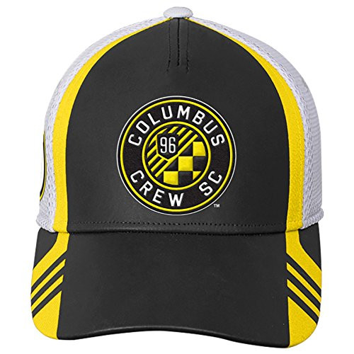 MLS Columbus Crew Boys Structured Flex Hat  Sun  One Size  8