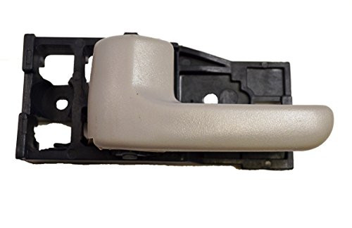 PT Auto Warehouse TO-2950G-RL - Inside Interior Inner Door Handle  Gray  Charcoal  - Access Cab  Driver Side Rear