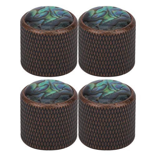 Good Texture Strong Electric Bass Knob  Metal Bass Knob  Durable for Electric Bass Electric Bronze  Caibei