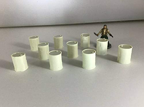 Oil Drums Barrels Terrain 28mm Walking Dead All Out War Warhammer 40k Necromunda
